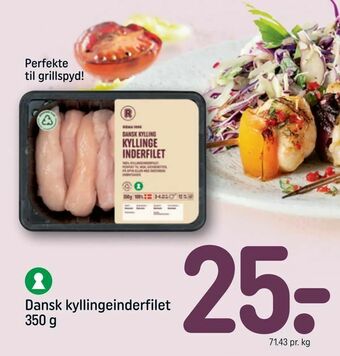 REMA 1000 Dansk kyllingeinderfilet tilbud