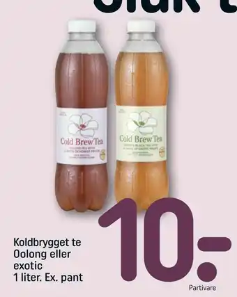 REMA 1000 Koldbrygget te Oolong eller exotic tilbud