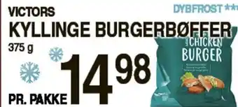 ABC Lavpris Victors Kyllinge Burgerbøffer tilbud