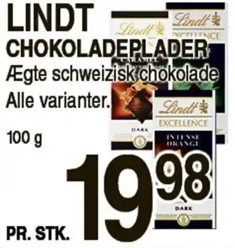 Lindt Chokoladeplader