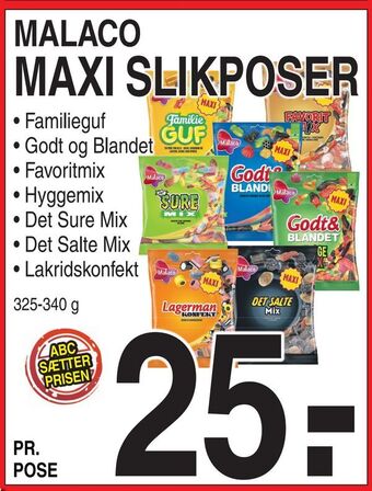 ABC Lavpris Maxi slikposer tilbud