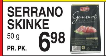 Serrano skinke