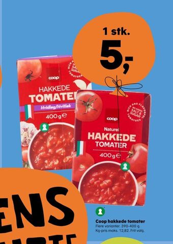 Kvickly Coop hakkede tomater tilbud