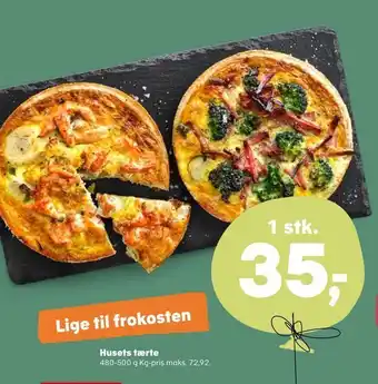 Kvickly Husets tærte tilbud