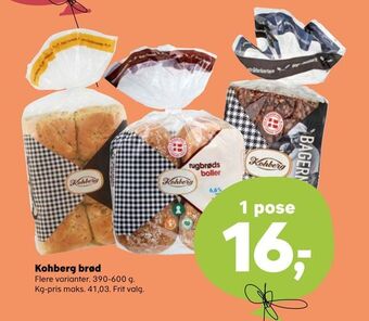Kvickly Kohberg brød tilbud