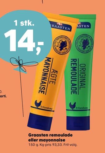 Kvickly Graasten remoulade eller mayonnaise tilbud