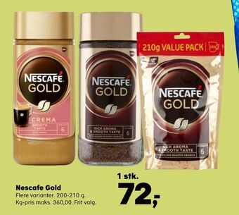 Kvickly Nescafe gold tilbud