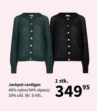 Kvickly Jackpot cardigan tilbud