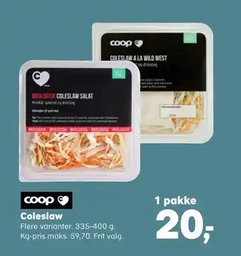 Kvickly Coleslaw tilbud