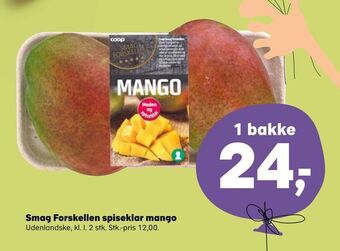SuperBrugsen Smag forskellen spiseklar mango tilbud