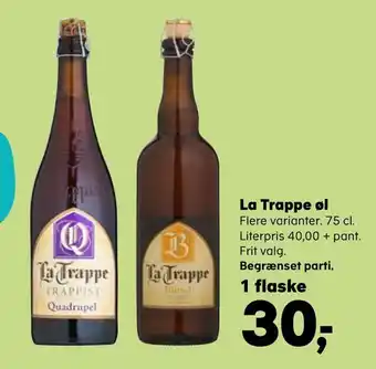 La trappe øl