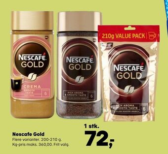 SuperBrugsen Nescafe gold tilbud