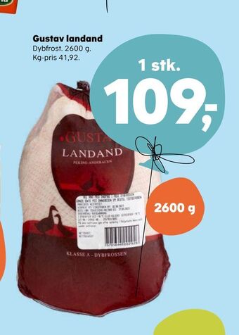 SuperBrugsen Gustav landand tilbud
