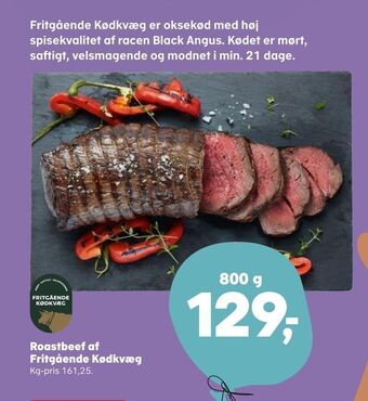 SuperBrugsen Roastbeef af fritgående kødkvæg tilbud