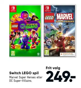 Bilka Switch lego spil tilbud