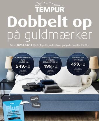 Bilka Tempur ® one hovedpude tilbud