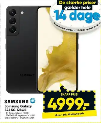Bilka Samsung galaxy s22 5g 128gb tilbud