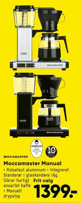 Bilka Moccamaster manual tilbud