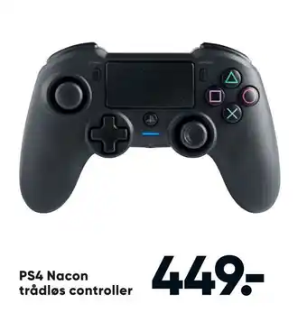 Bilka Ps4 nacon trådløs controller tilbud