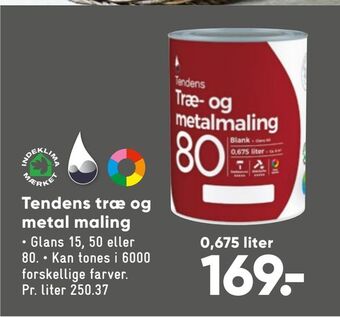 Bilka Tendens træ og metal maling tilbud
