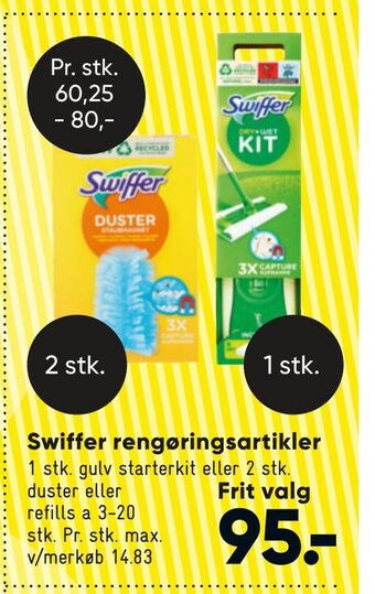 Swiffer rengøringsartikler