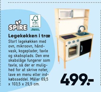 Bilka Legekøkken i træ tilbud