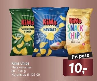 Fakta Tyskland Kims chips tilbud