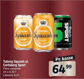 Fakta Tyskland Tuborg squash el. carlsberg sport tilbud