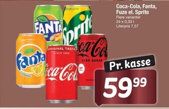 Fakta Tyskland Coca-cola, fanta, fuze el. sprite tilbud