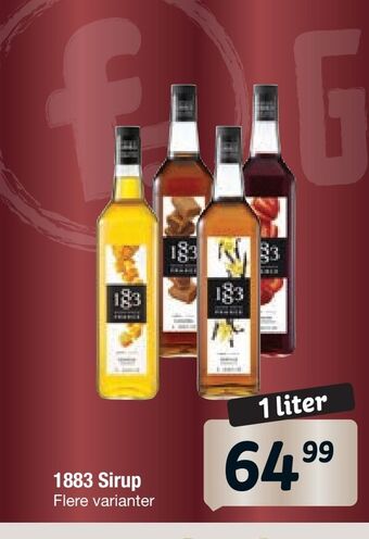 1883 sirup