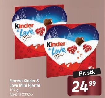 Fakta Tyskland Ferrero kinder & love mini hjerter tilbud