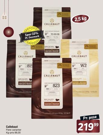 Fakta Tyskland Callebaut tilbud