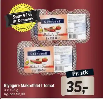 Glyngøre makrelfilet i tomat