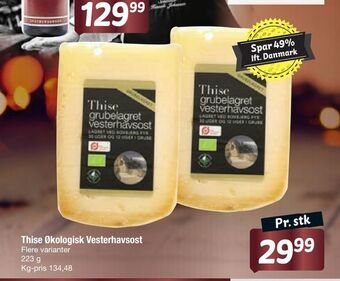 Thise økologisk vesterhavsost
