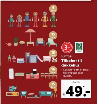 Lidl Tilbehør til dukkehus tilbud