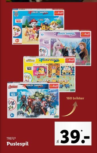 Lidl Puslespil tilbud