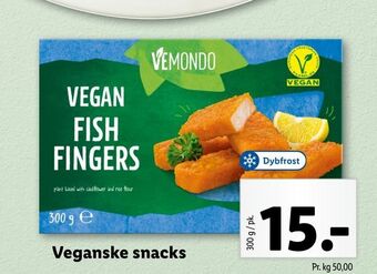 Lidl Veganske snacks tilbud