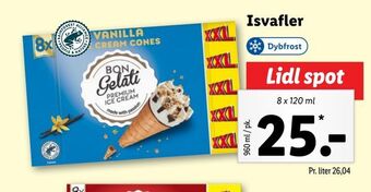 Lidl Isvafler tilbud