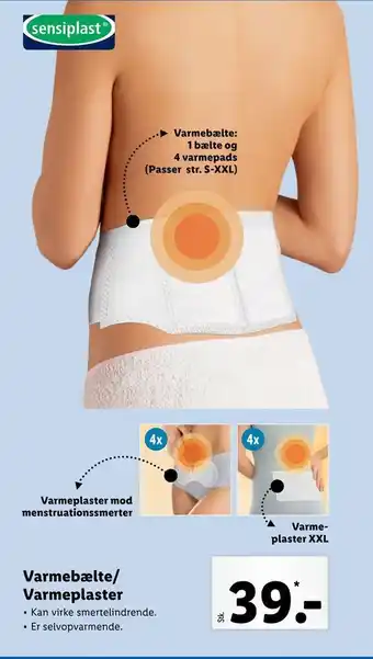 Varmebælte/ varmeplaster