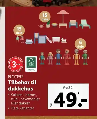 Tilbehør til dukkehus