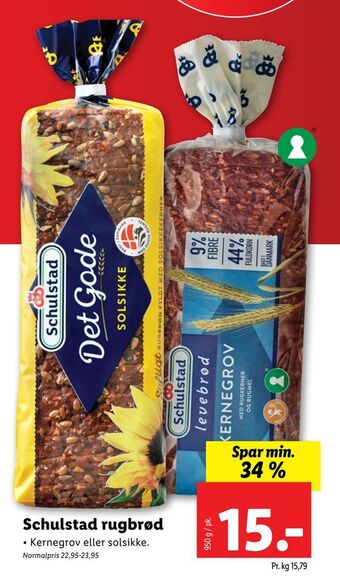 Lidl Schulstad rugbrød tilbud