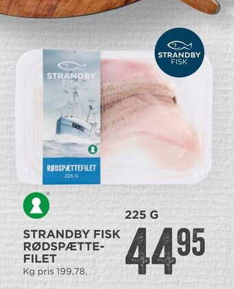 MENY Strandby fisk rødspætte­ filet tilbud