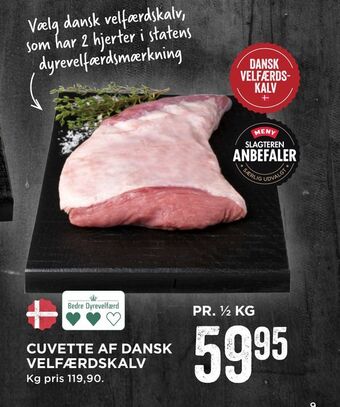 MENY Cuvette af dansk velfærdskalv tilbud