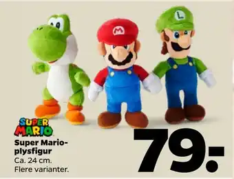 Super mario plysfigur