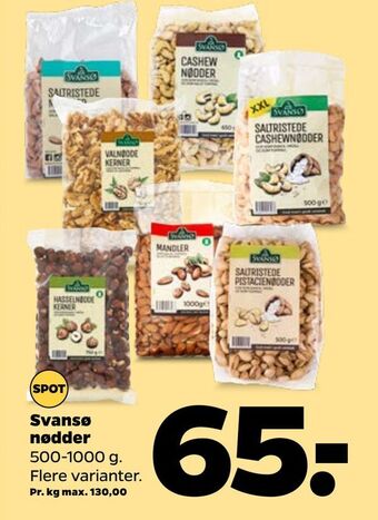 Netto Svansø nødder tilbud