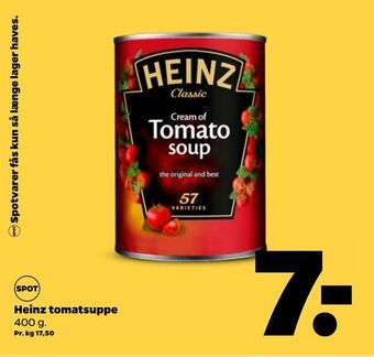 Netto Heinz tomatsuppe tilbud