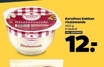 Netto Karolines køkken risalamande tilbud