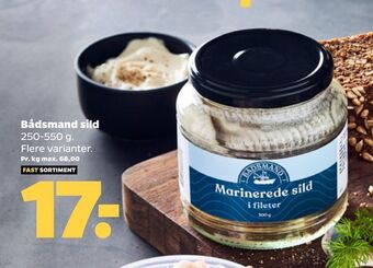 Netto Bådsmand sild tilbud