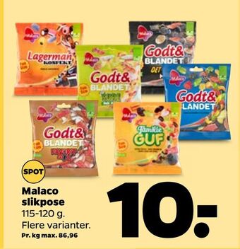Netto Malaco slikpose tilbud