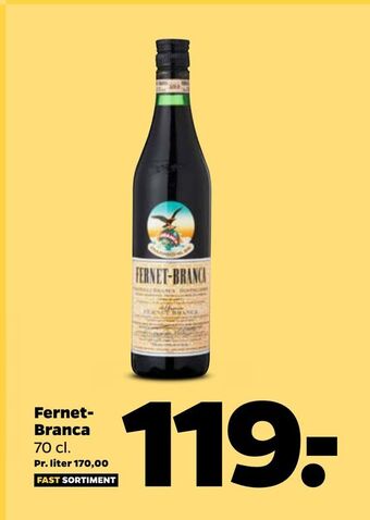 Netto Fernet- branca tilbud